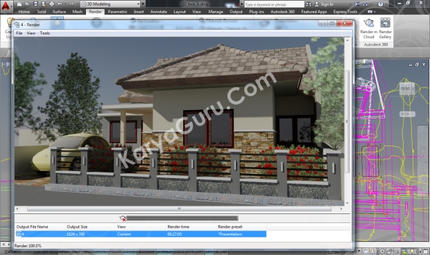 Camera2 AutoCAD 2014 Rendering Free RPC