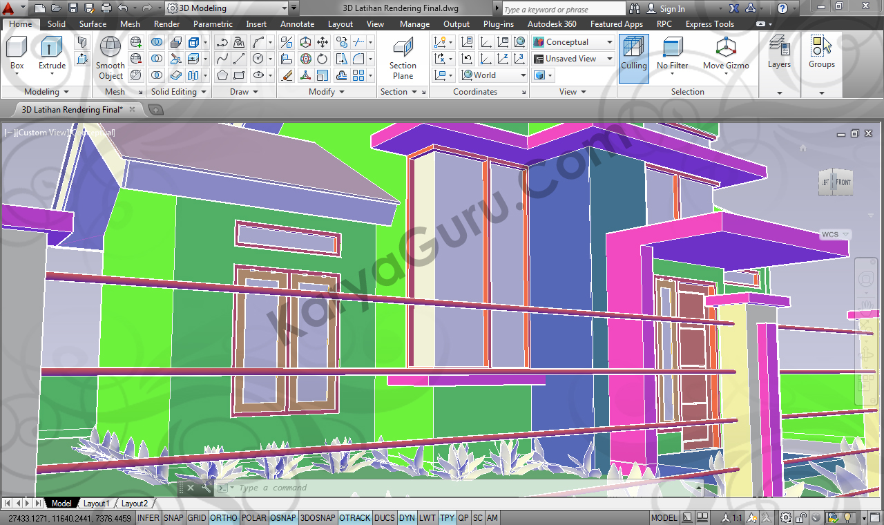 Kursus AutoCAD 2D 3D Architecture DetikForum