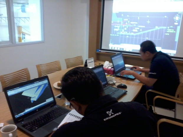 Training AutoCAD diGrundfos Halim Jakarta Timur