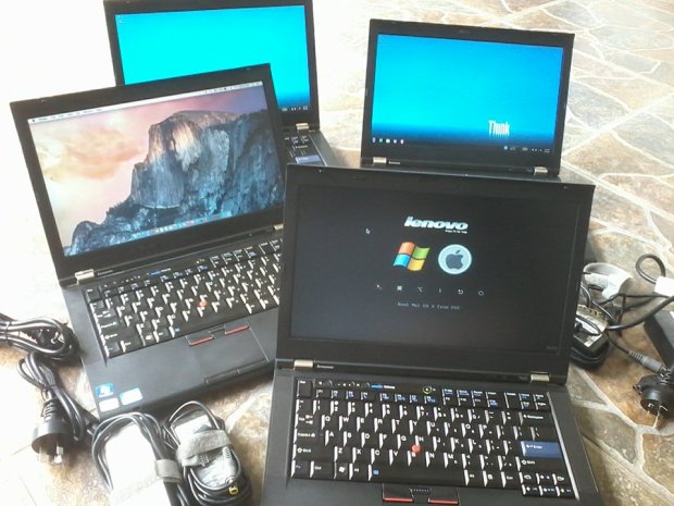 Jasa Install Lenovo Thinkpad T420 Hackintosh DualBooting Mac OSX ElCapitan Yosemite & Windows 7